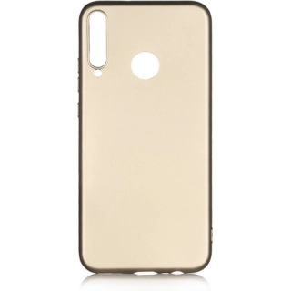 Huawei P40 Lite E Kılıf İnce Soft Mat Renkli Esnek Silikon Kapak - Gold