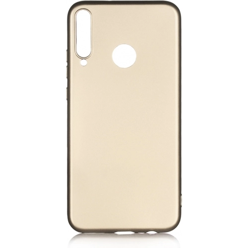 Huawei P40 Lite E Kılıf İnce Soft Mat Renkli Esnek Silikon Kapak - Gold