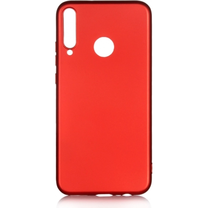 Huawei P40 Lite E Kılıf İnce Soft Mat Renkli Esnek Silikon Kapak - Kırmızı