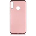 Huawei P40 Lite E Kılıf İnce Soft Mat Renkli Esnek Silikon Kapak - Rose Gold