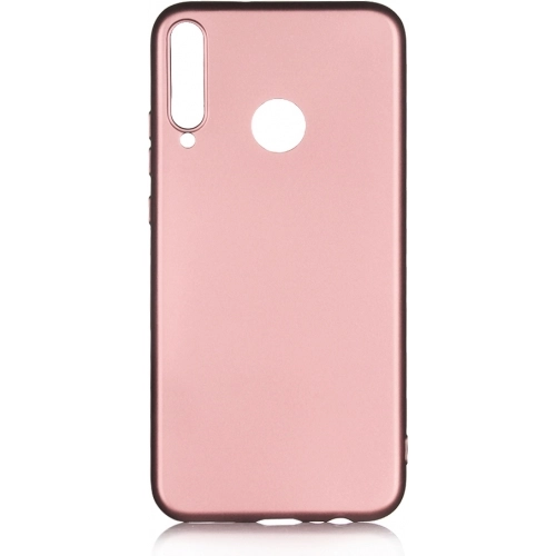 Huawei P40 Lite E Kılıf İnce Soft Mat Renkli Esnek Silikon Kapak - Rose Gold