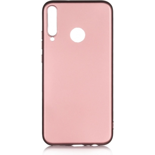 Huawei P40 Lite E Kılıf İnce Soft Mat Renkli Esnek Silikon Kapak - Rose Gold