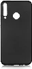 Huawei P40 Lite E Kılıf İnce Mat Esnek Silikon - Siyah
