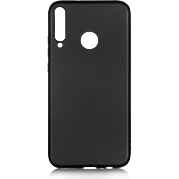 Huawei P40 Lite E Kılıf İnce Soft Mat Renkli Esnek Silikon Kapak - Siyah