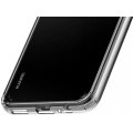 Huawei P40 Lite E Kılıf Korumalı Kenarları Silikon Arkası Sert Coss Kapak  - Şeffaf