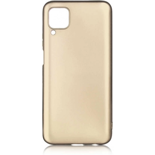 Huawei P40 Lite Kılıf İnce Soft Mat Renkli Esnek Silikon Kapak - Gold