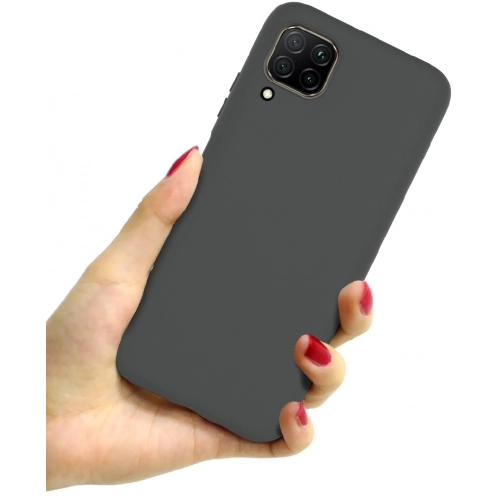 Huawei P40 Lite Kılıf İnce Soft Mat Renkli Esnek Silikon Kapak - Gold