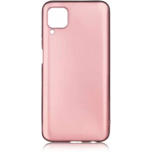 Huawei P40 Lite Kılıf İnce Soft Mat Renkli Esnek Silikon Kapak - Rose Gold