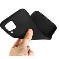 Huawei P40 Lite Kılıf İnce Soft Mat Renkli Esnek Silikon Kapak - Siyah