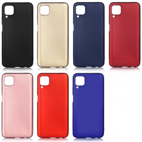 Huawei P40 Lite Kılıf İnce Soft Mat Renkli Esnek Silikon Kapak - Siyah