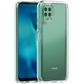 Huawei P40 Lite Kılıf Korumalı Kenarları Silikon Arkası Sert Coss Kapak  - Şeffaf