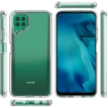 Huawei P40 Lite Kılıf Korumalı Kenarları Silikon Arkası Sert Coss Kapak  - Şeffaf