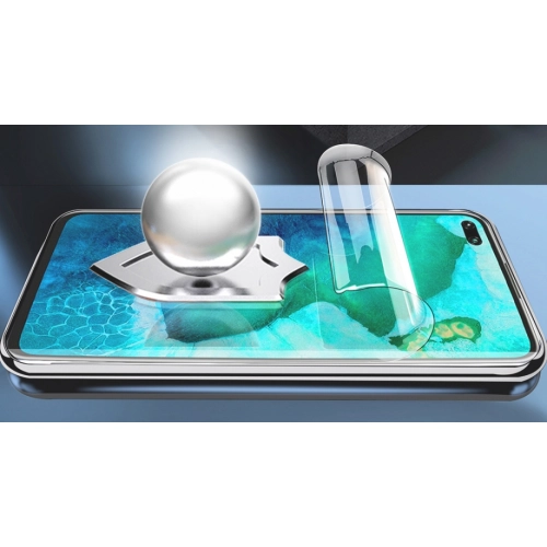 Huawei P40 Pro Esnek Süper Pet Jelatin Ekran Koruyucu - Siyah