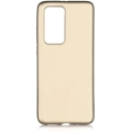 Huawei P40 Pro Kılıf İnce Soft Mat Renkli Esnek Silikon Kapak - Gold