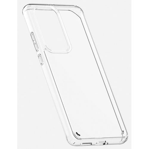 Huawei P40 Pro Kılıf Korumalı Kenarları Silikon Arkası Sert Coss Kapak - Şeffaf