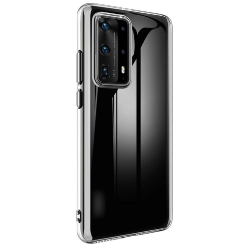 Huawei P40 Pro Kılıf Kamera Korumalı Esnek Silikon Kapak - Şeffaf