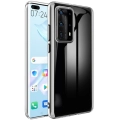 Huawei P40 Pro Kılıf Kamera Korumalı Esnek Silikon Kapak - Şeffaf