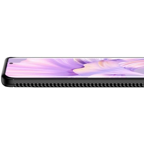 Huawei P60 Pro Kılıf Silikon Parmak İzi Bırakmayan Karbon Soft Negro Kapak - Siyah