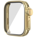Huawei Watch Fit 3 to Apple Watch Ultra 49mm Kasa Dönüştürücü ve Ekran Koruyucu Zore Watch Gard 33 - Gold