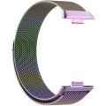 Huawei Watch Fit 3 Metal Kordon Tel Örgü İşlemeli Mıknatıslı KRD-01  - Colorful