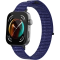Huawei Watch Fit 3 Kordon Hasır Örgü İşlemeli Zore KRD-03  - İndigo