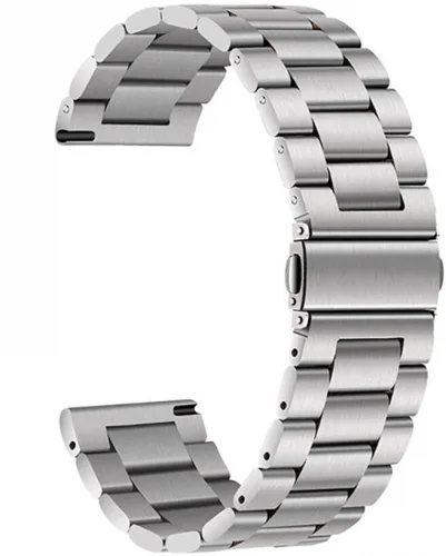 Huawei Watch GT 3 46mm Kordon Band-04 Metal Kordon - Gümüş