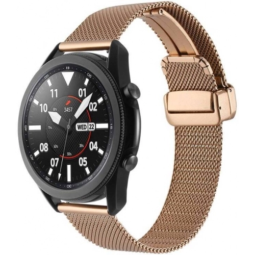 Huawei Watch GT 3 46mm Kordon Zore KRD-85 22mm Metal Kordon - Rose Gold