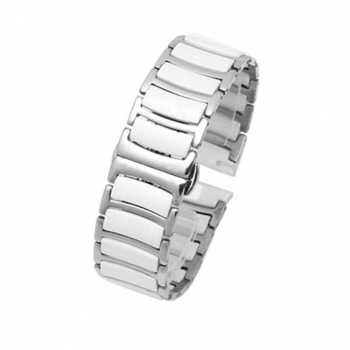 Huawei Watch GT 3 46mm Seramik Metal Kordon KRD-46 - Beyaz - Gold