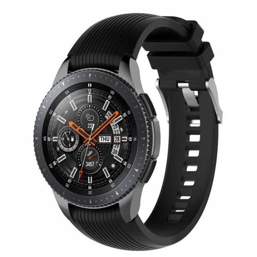 Huawei Watch GT 3 46mm Silikon Kordon 11 Kademeli KRD-18- Beyaz