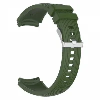 Huawei Watch GT 3 46mm Silikon Kordon 11 Kademeli KRD-18- Koyu Yeşil