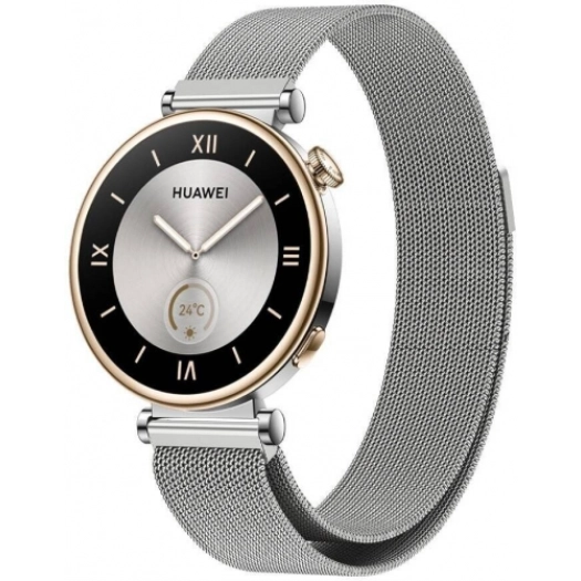  Metal Kordon Tel Örgü İşlemeli Mıknatıslı KRD-01  - Gümüş