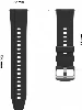 Huawei Watch GT 4 (46MM) Silikon Kordon Metal Tokalı KRD-95  - Siyah