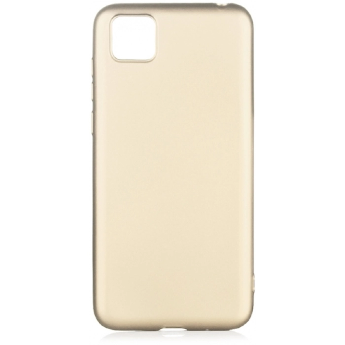 Huawei Y5p Kılıf İnce Soft Mat Renkli Esnek Silikon Kapak - Gold