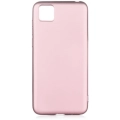 Huawei Y5p Kılıf İnce Soft Mat Renkli Esnek Silikon Kapak - Rose Gold