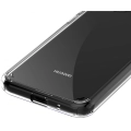 Huawei Y5p Kılıf Korumalı Kenarları Silikon Arkası Sert Coss Kapak  - Şeffaf