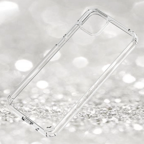 Huawei Y5p Kılıf Korumalı Kenarları Silikon Arkası Sert Coss Kapak - Şeffaf