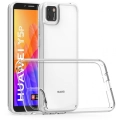 Huawei Y5p Kılıf Korumalı Kenarları Silikon Arkası Sert Coss Kapak  - Şeffaf