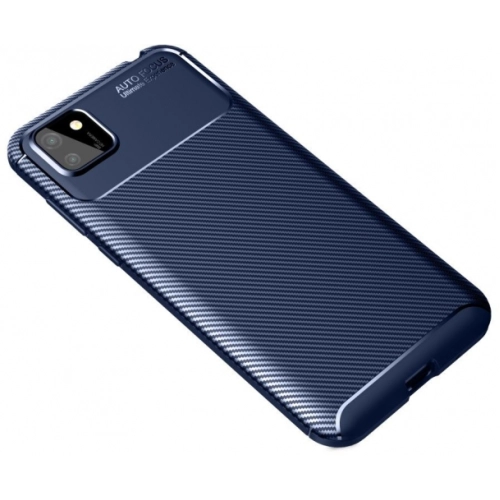 Huawei Y5p Kılıf Silikon Parmak İzi Bırakmayan Karbon Soft Negro Kapak - Lacivert