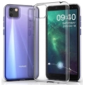 Huawei Y5p Kılıf Kamera Korumalı Esnek Silikon Kapak - Şeffaf