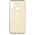 Huawei Y6p Kılıf İnce Soft Mat Renkli Esnek Silikon Kapak - Gold