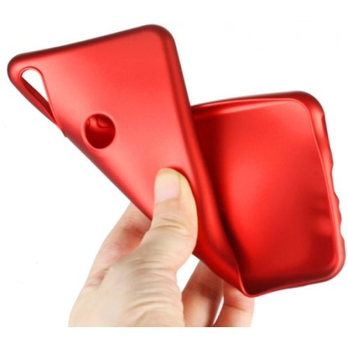 Huawei Y6p Kılıf İnce Soft Mat Renkli Esnek Silikon Kapak - Siyah