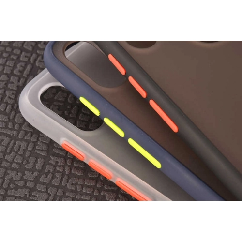 Huawei Y7 2019 Kılıf Exlusive Arkası Mat Tam Koruma Darbe Emici - Kırmızı