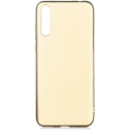 Huawei Y8p Kılıf İnce Soft Mat Renkli Esnek Silikon Kapak - Gold