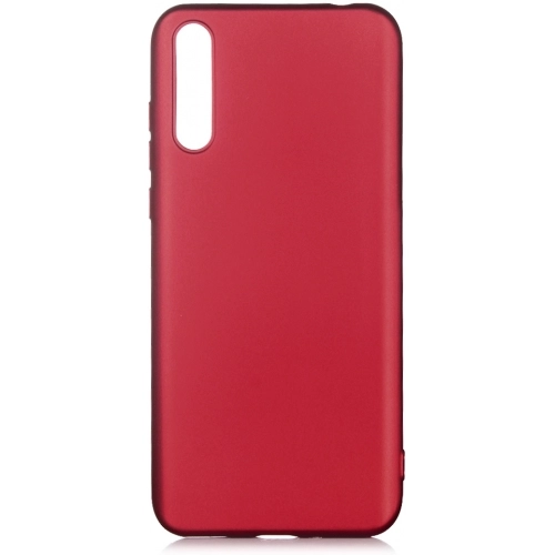 Huawei Y8p Kılıf İnce Soft Mat Renkli Esnek Silikon Kapak - Mürdüm