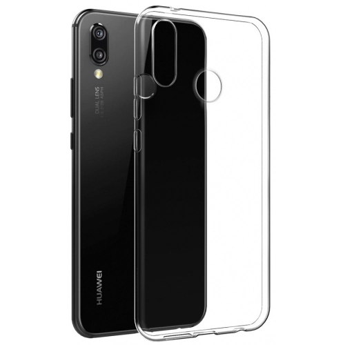 Huawei Y9 2019 Kılıf Ultra İnce Kaliteli Esnek Silikon 0.2mm - Şeffaf