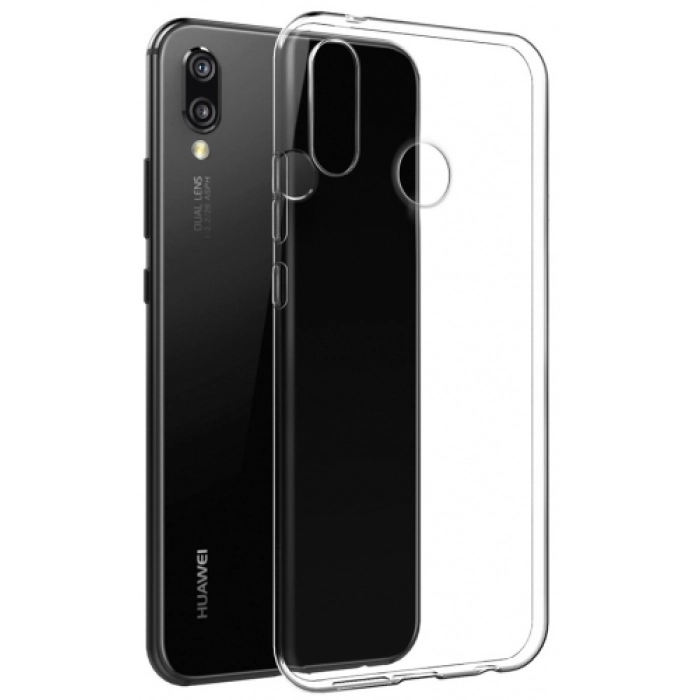 Huawei Y9 2019 Kılıf Ultra İnce Kaliteli Esnek Silikon 0.2mm - Şeffaf