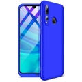 Huawei Y9 Prime 2019 Kılıf 3 Parçalı 360 Tam Korumalı Rubber AYS Kapak  - Mavi
