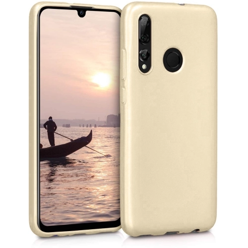 Huawei Y9 Prime 2019 Kılıf İnce Soft Mat Renkli Esnek Silikon Kapak - Gold