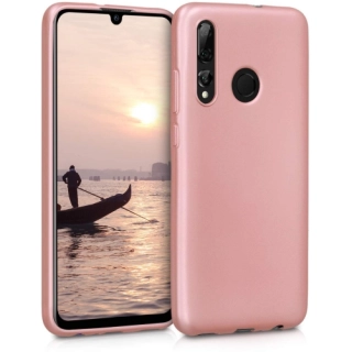 Huawei Y9 Prime 2019 Kılıf İnce Soft Mat Renkli Esnek Silikon Kapak - Rose Gold