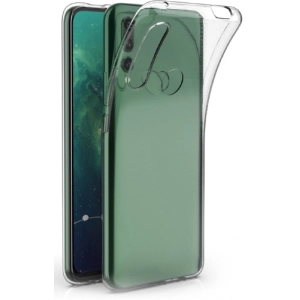 Huawei Y9 Prime 2019 Kılıf Kamera Korumalı Esnek Silikon Kapak - Şeffaf